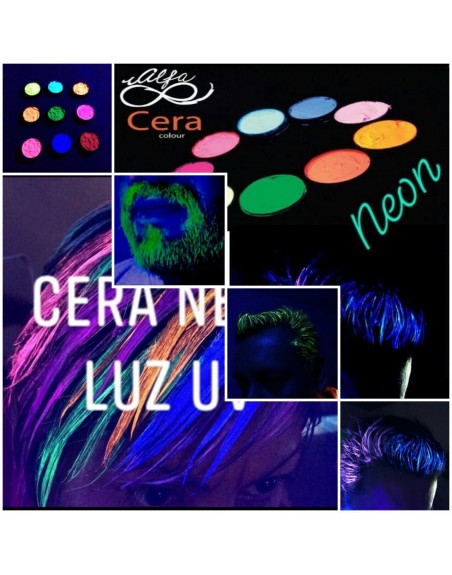 Cera Rosa Neon Para Cabello Barba Y Bigote