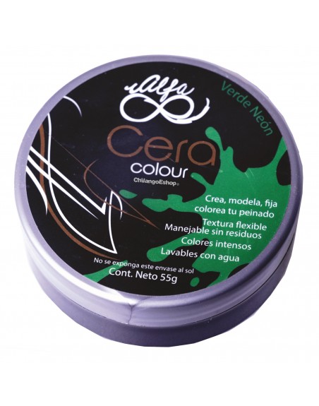 Cera Verde Neon Para Cabello Barba Y Bigote