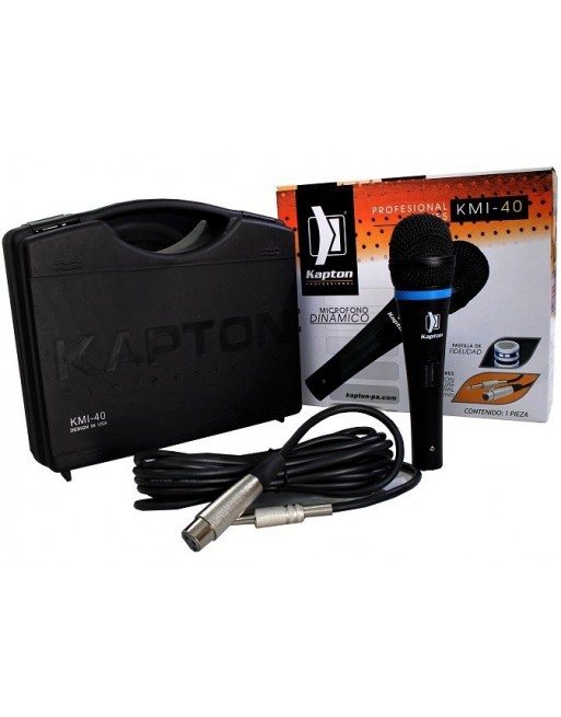 Microfono Profesional Alambrico Kapton Kmi-40 Alta Fidelidad