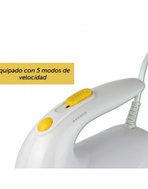 BATIDORA BLANCA DE MANO CINCO VELOCIDADES