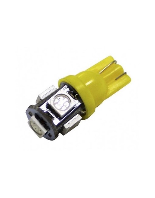 Foco De Pellizco 5 Led SMD Amarillo