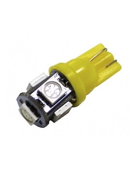 Foco De Pellizco 5 Led SMD Amarillo