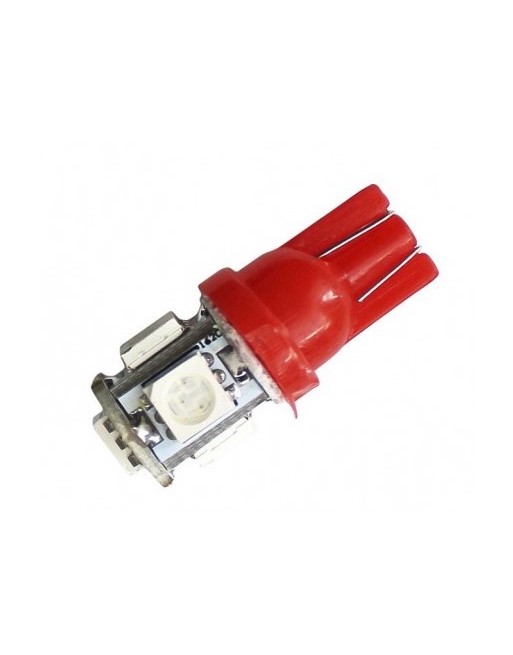 Foco De Pellizco 5 Led SMD Rojo