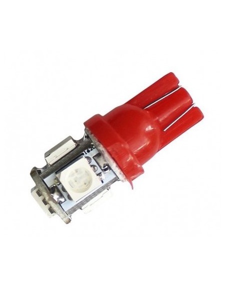 Foco De Pellizco 5 Led SMD Rojo