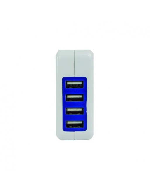 Cargador Con 4 Puertos USB