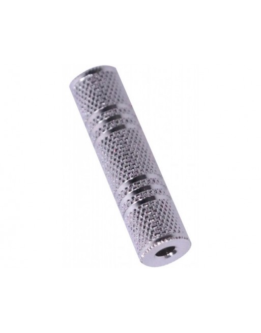 ADAPTADOR JACK 3,5MM MONO A JACK 3,5MM MONO METALICO
