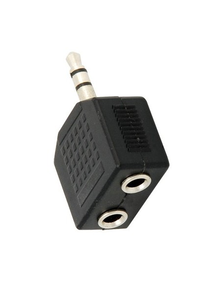 ADAPTADOR Y Doble Jack 3.5 mm Estéreo A Plug 3.5 mm Estéreo