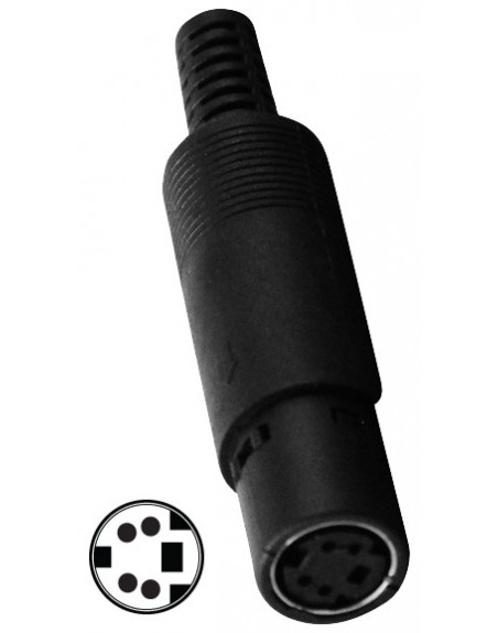 Jack Mini Din 4 Puntos