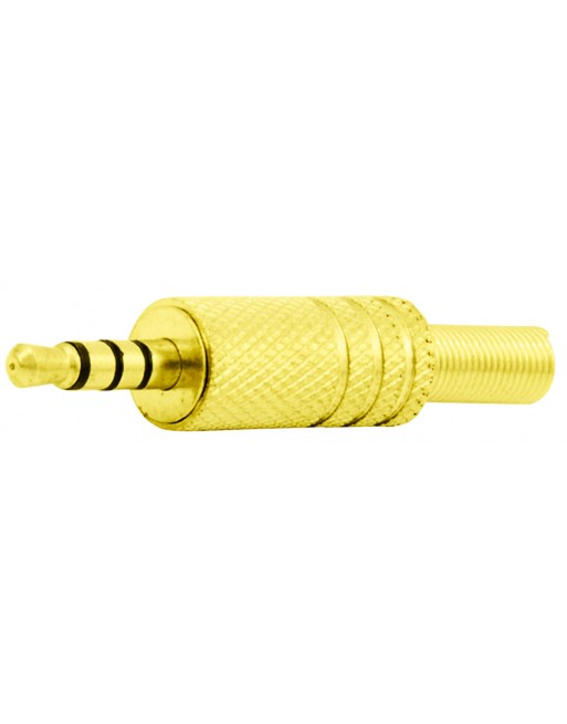 Plug-3.5 mm Dorado Estéreo / Video