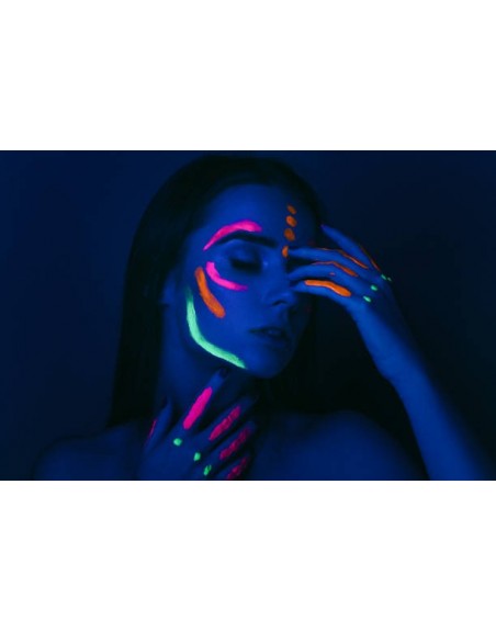 Torre Maquillaje Profesional Neon Para Cuerpo Y Cara Bodypaint