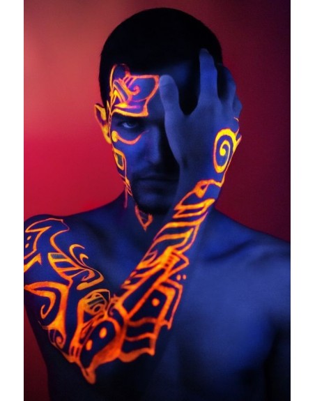 Torre Maquillaje Profesional Neon Para Cuerpo Y Cara Bodypaint
