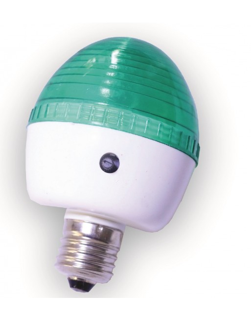 FOCO VERDE DE FLASH ROSCA E27 IDEAL SEÑALIZACION BARES ANTROS