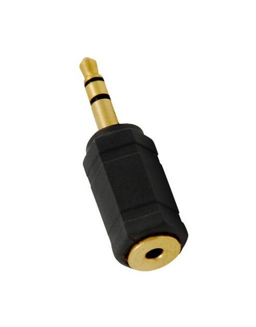 ADAPTADOR Connector de Jack 2.5 mm Estéreo a Plug de 3.5 mm Estéreo DORADO