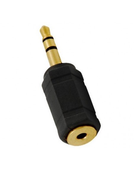 ADAPTADOR Connector de Jack 2.5 mm Estéreo a Plug de 3.5 mm Estéreo DORADO