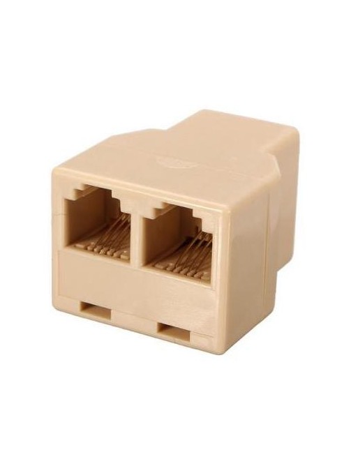 Adaptador Telefónico De 1 Jack A 2 Jacks