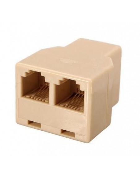 Adaptador Telefónico De 1 Jack A 2 Jacks