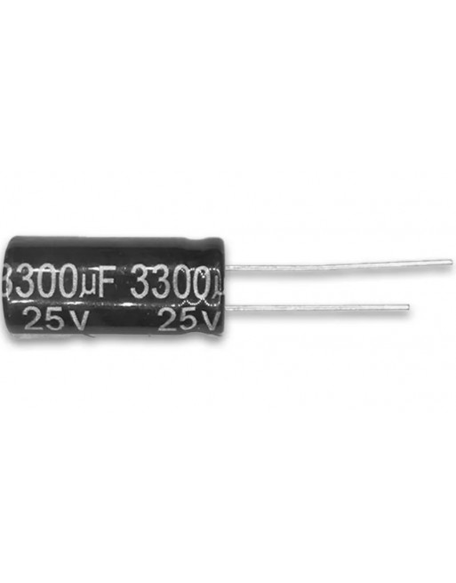 CAPACITOR ELECTROLITICO 3300uf 25v 105ºC