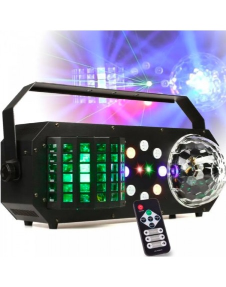 FX4 LUZ DISCO DERBY GOBOS LASER Y ESTROBO