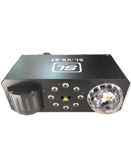 FX4 LUZ DISCO DERBY GOBOS LASER Y ESTROBO