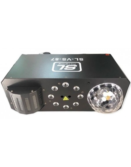 FX4 LUZ DISCO DERBY GOBOS LASER Y ESTROBO