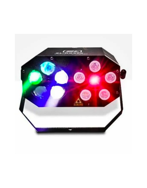 Luz Disco MOONSHINE laser multipuntos RG + moon + wash