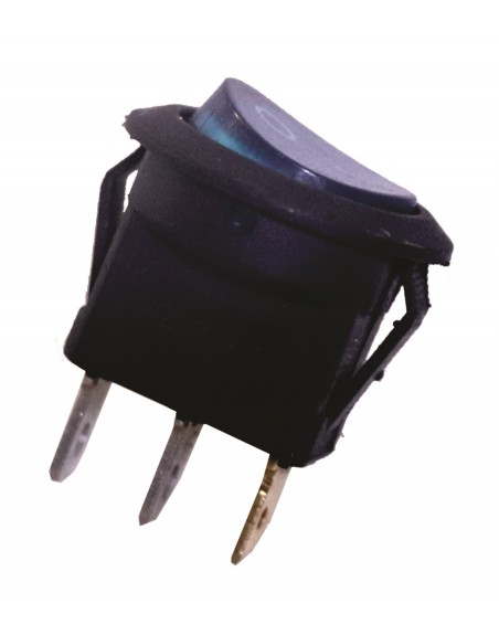 Switch Balancín redondo azul Piloto 20a12v
