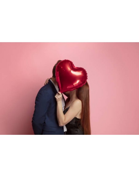 kit 5 globos metalizados corazones TE AMO tipo confeti