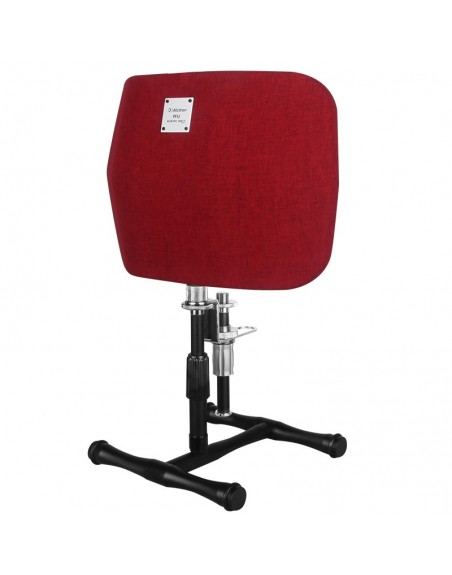 PANTALLA ANTIPOP DE PLASTICO Y FIBRA DE POLIESTER ROJO PARA GRABACION