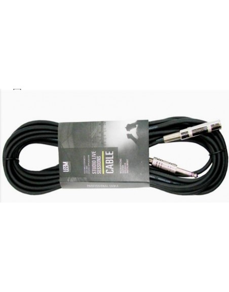 extensión Cable 9 mt plug 6.3 mm Mono a jack 6.3 mm mono