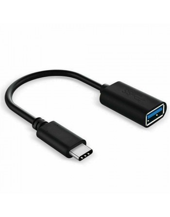 cable negro OTG USB a tipo C