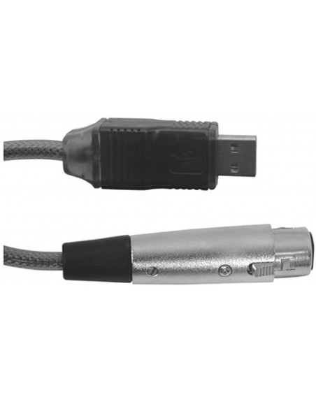Cable Interface Alctron USB XLR 3 Metros