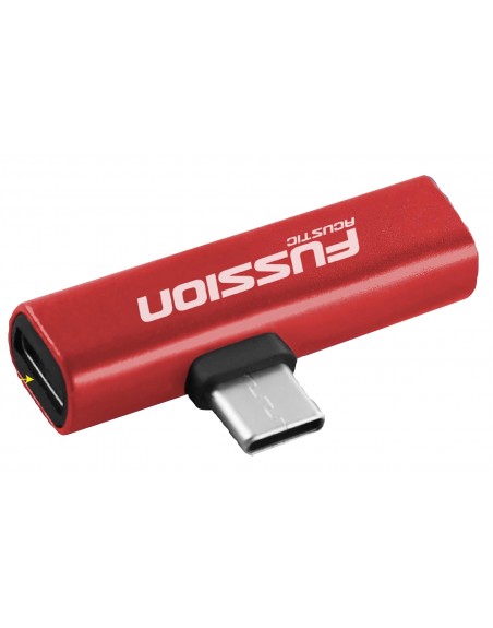 DIVISOR rojo de señales entrada 3.5mm y USB tipo C