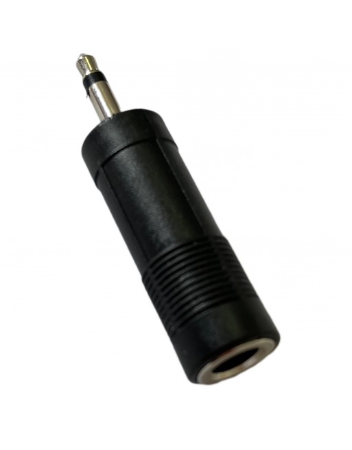 Adaptador jack 6,3mm estereo a plug 3,5mm mono