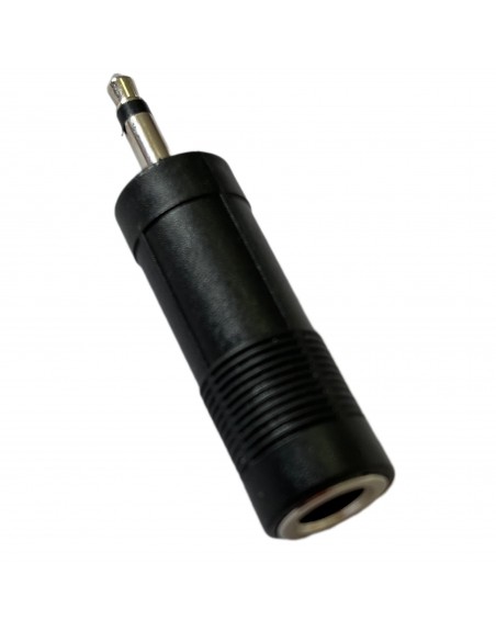 Adaptador jack 6,3mm estereo a plug 3,5mm mono