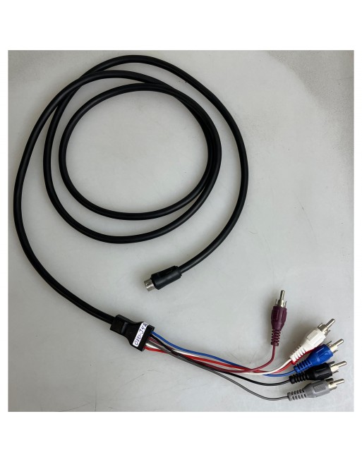 Cable Video plug mini din a 6 RCA 1,8 metros