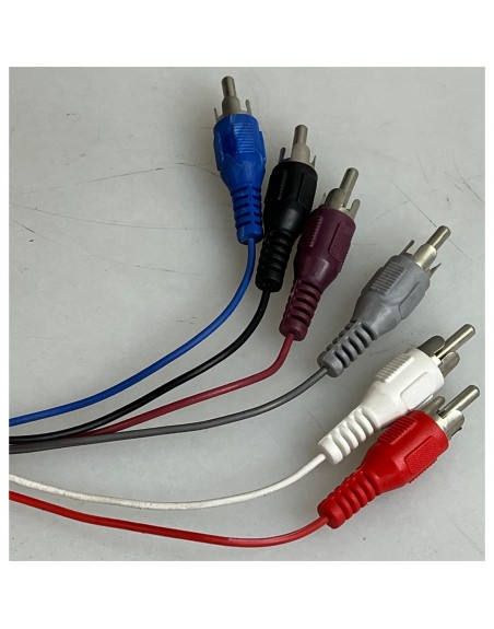 Cable Video plug mini din a 6 RCA 1,8 metros