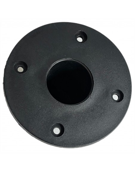 Base soporte de plastico redonda para empotrar bafle 4 1/2" (sombrerito)