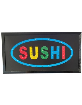 Anuncio luminoso leds sushi
