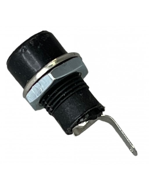 conector jack tipo banana negro