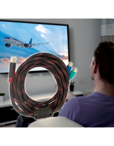 CABLE HDMI CON RECUBRIMIENTO DE NYLON 1,8M