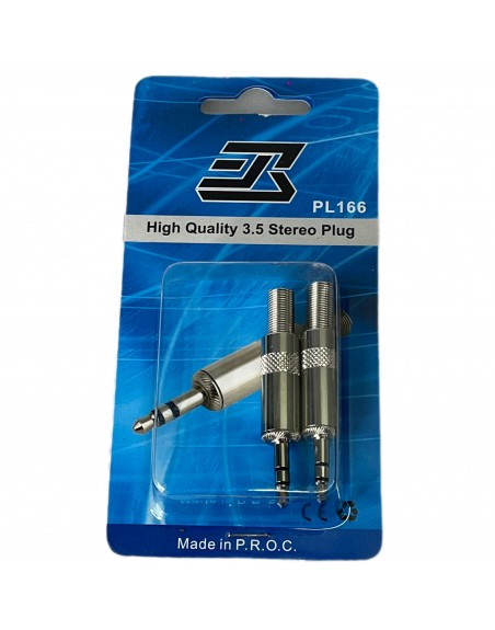 PLUG CONECTOR TRS 6,3MM CON RESORTE