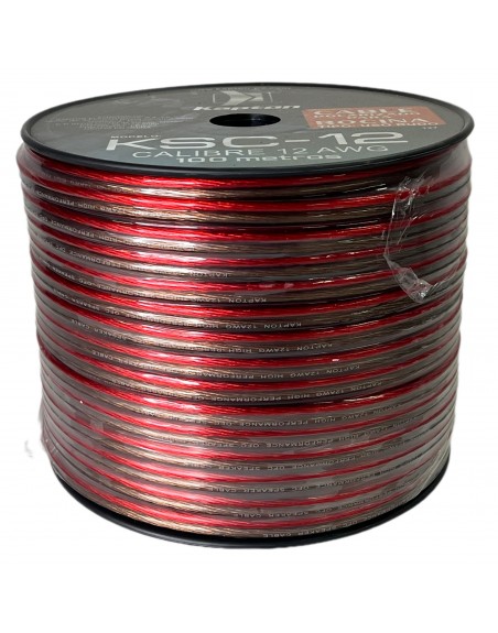 Cable Para Bocina Uso Rudo Polarizado Calibre 12 100 Mts