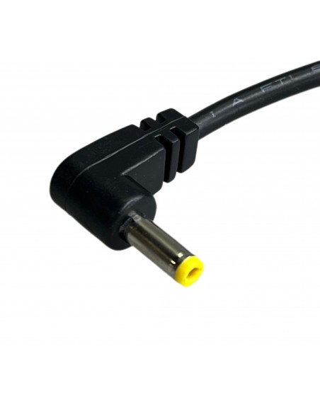 Cable de alimentacion para laptop de 1,1m plug invertido en L de 2mm