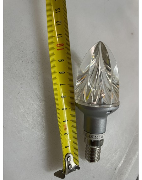 Foco Led Prisma 3W E14 Blanco Calido