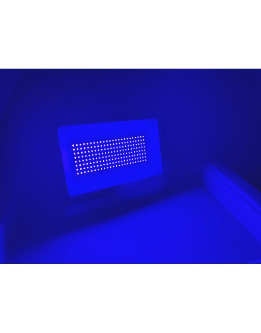 Reflector Flood Flat SMD 100w UV Luz Negra IP66