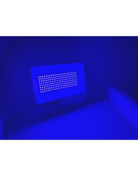 Reflector Flood Flat SMD 100w UV Luz Negra IP66