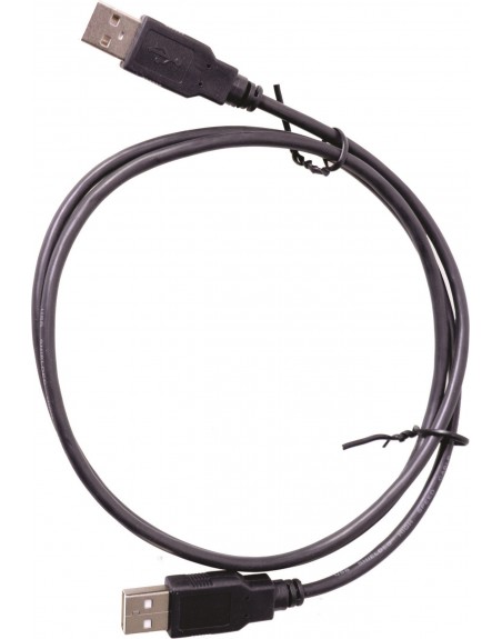 Cable Con Plug USB Macho a USB Macho 1.8 Metros color Negro
