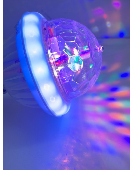 Foco Bluetooth con luces LED y bocina LDB-0009
