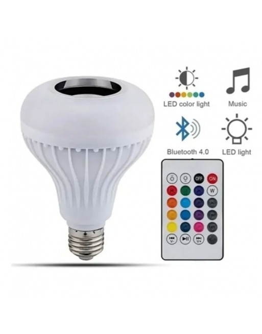 Foco Bluetooth con luces LED y bocina LDB-0006