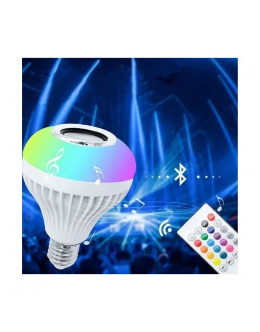 Foco Bluetooth con luces LED y bocina LDB-0006